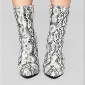 Snake Heel Boot